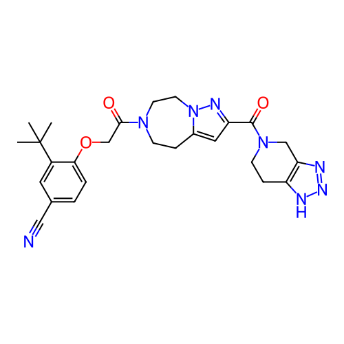 Chemical structure of BindingDB Monomer ID 446567