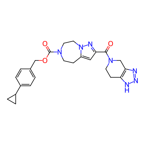 Chemical structure of BindingDB Monomer ID 446584