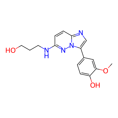 Chemical structure of BindingDB Monomer ID 446750