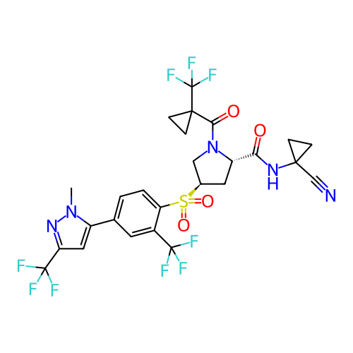 Chemical structure of BindingDB Monomer ID 446862