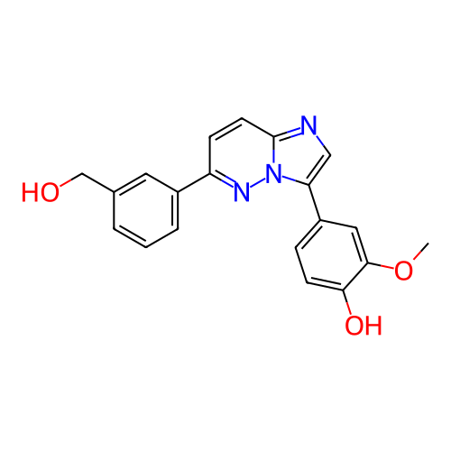 Chemical structure of BindingDB Monomer ID 447125