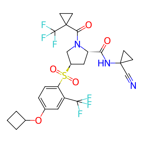 Chemical structure of BindingDB Monomer ID 447308