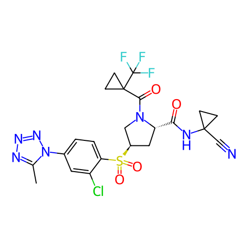 Chemical structure of BindingDB Monomer ID 447314