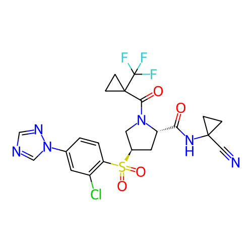 Chemical structure of BindingDB Monomer ID 447316