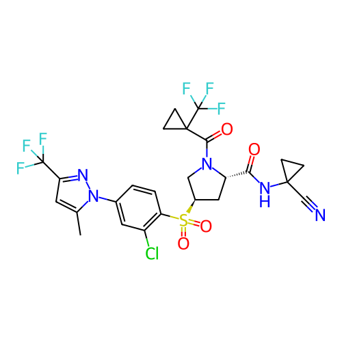 Chemical structure of BindingDB Monomer ID 447410