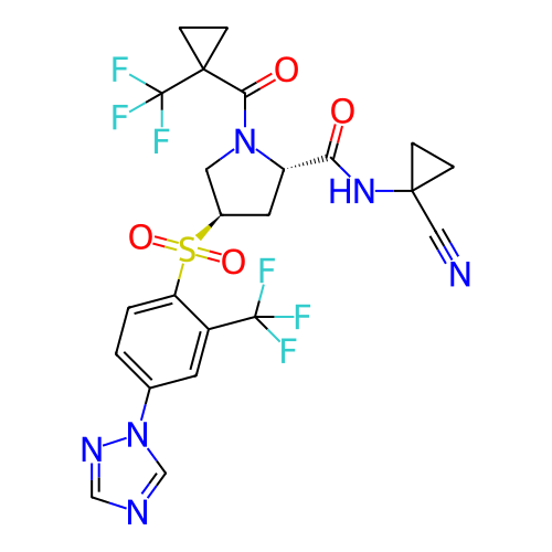 Chemical structure of BindingDB Monomer ID 447418