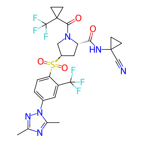 Chemical structure of BindingDB Monomer ID 447419