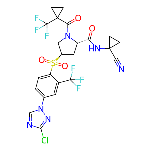 Chemical structure of BindingDB Monomer ID 447422
