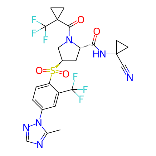 Chemical structure of BindingDB Monomer ID 447423