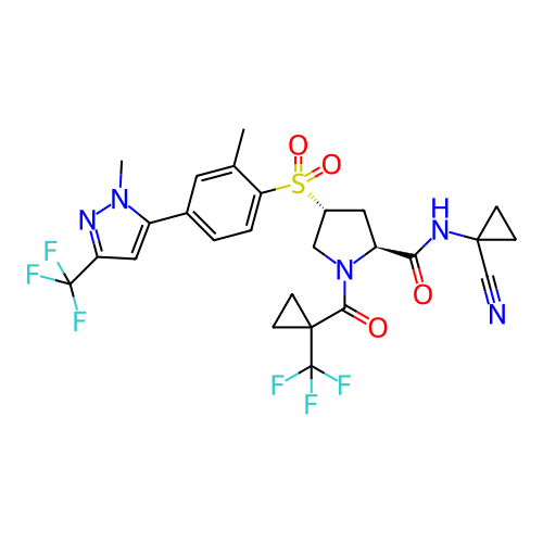 Chemical structure of BindingDB Monomer ID 447424