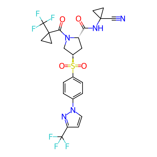 Chemical structure of BindingDB Monomer ID 447427