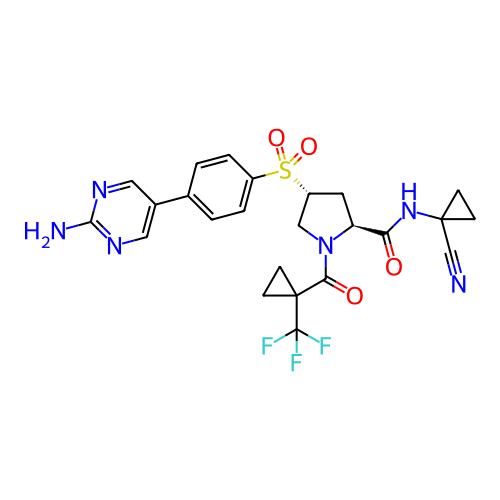 Chemical structure of BindingDB Monomer ID 447431