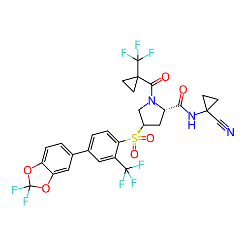 Chemical structure of BindingDB Monomer ID 447437