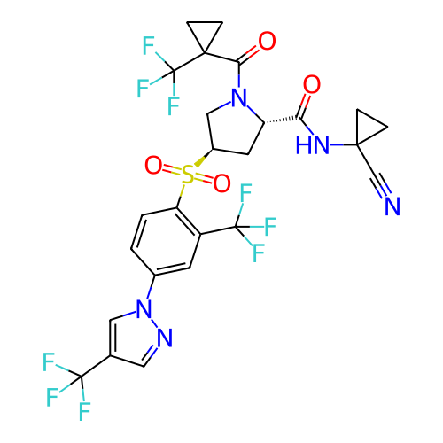 Chemical structure of BindingDB Monomer ID 447438