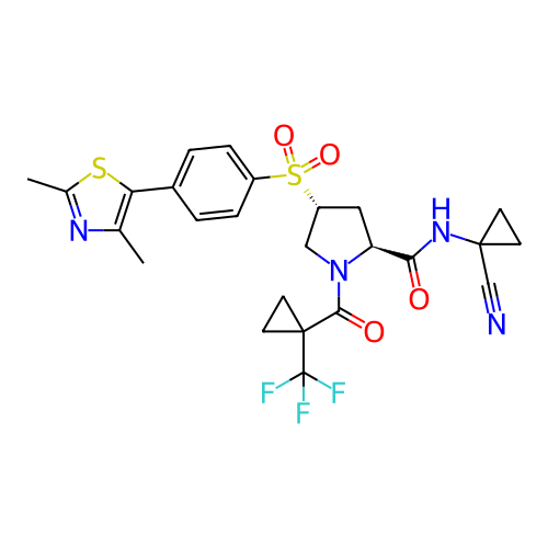 Chemical structure of BindingDB Monomer ID 447441