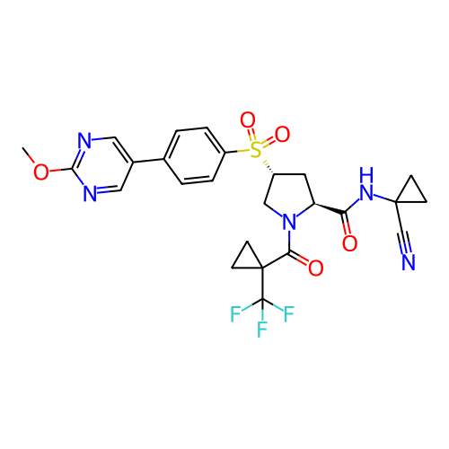 Chemical structure of BindingDB Monomer ID 447443