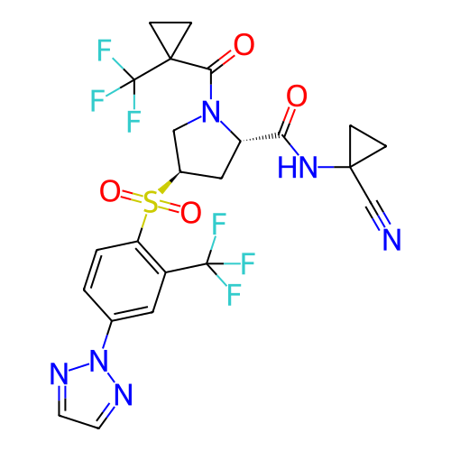 Chemical structure of BindingDB Monomer ID 447445