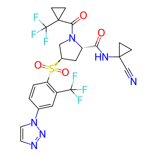 Chemical structure of BindingDB Monomer ID 447446