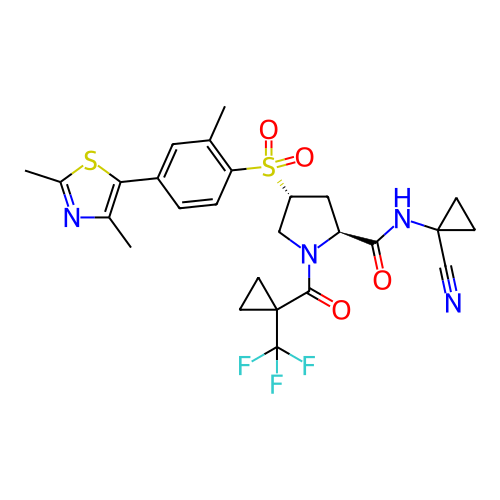 Chemical structure of BindingDB Monomer ID 447452