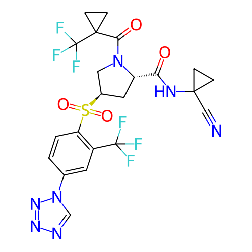Chemical structure of BindingDB Monomer ID 447457