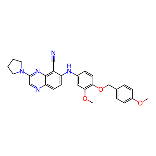 Chemical structure of BindingDB Monomer ID 447555