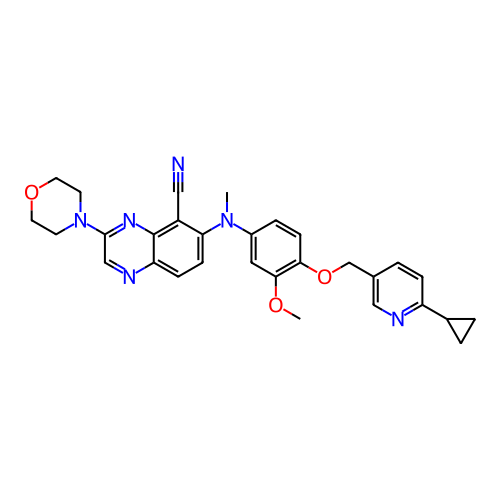 Chemical structure of BindingDB Monomer ID 447651