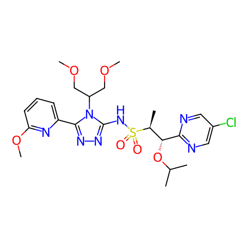 Chemical structure of BindingDB Monomer ID 447845