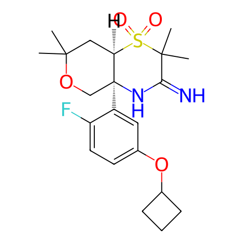 Chemical structure of BindingDB Monomer ID 448222