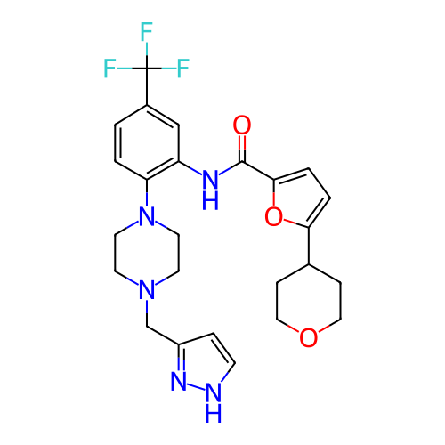 Chemical structure of BindingDB Monomer ID 448647
