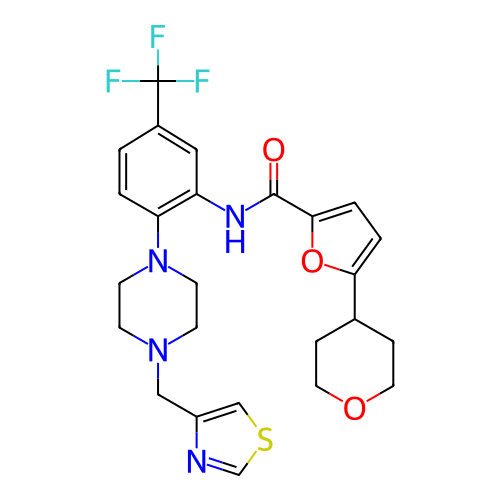 Chemical structure of BindingDB Monomer ID 448664