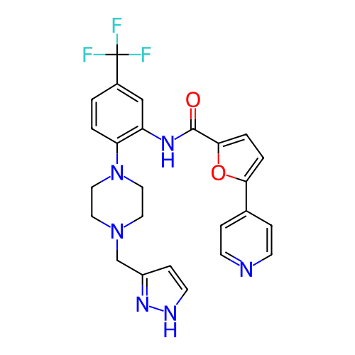 Chemical structure of BindingDB Monomer ID 448670