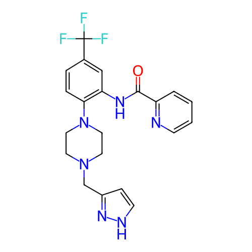 Chemical structure of BindingDB Monomer ID 448684