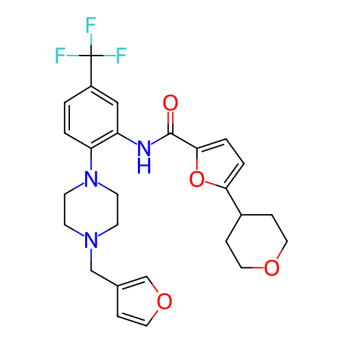 Chemical structure of BindingDB Monomer ID 448695