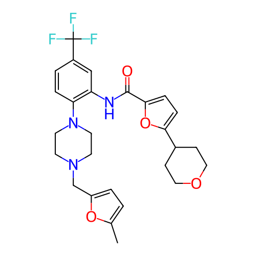 Chemical structure of BindingDB Monomer ID 448696