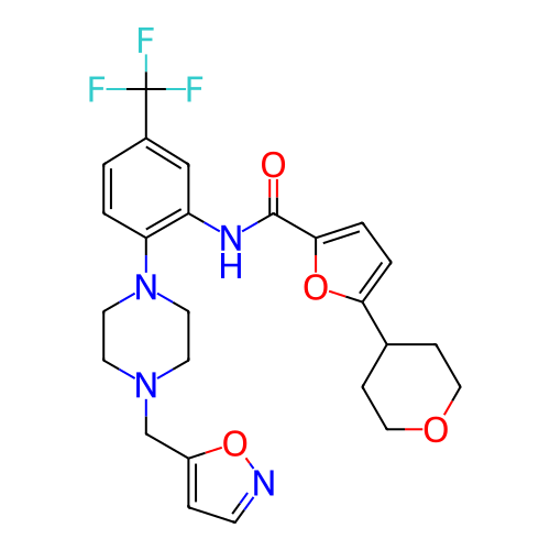 Chemical structure of BindingDB Monomer ID 448717