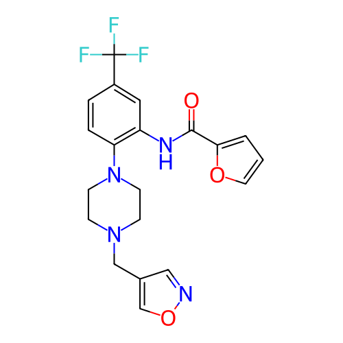 Chemical structure of BindingDB Monomer ID 448722