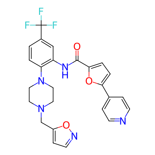 Chemical structure of BindingDB Monomer ID 448726