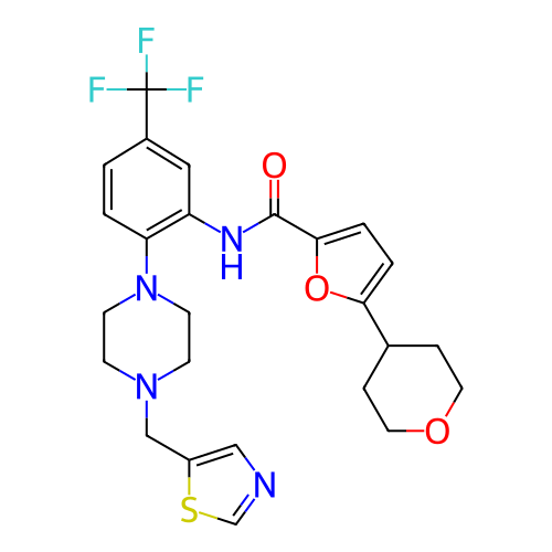 Chemical structure of BindingDB Monomer ID 448727