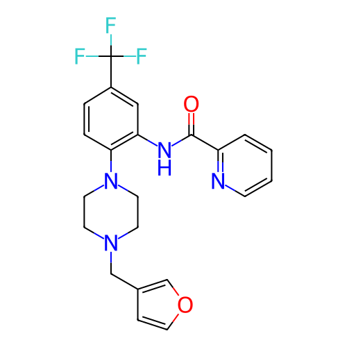 Chemical structure of BindingDB Monomer ID 448729