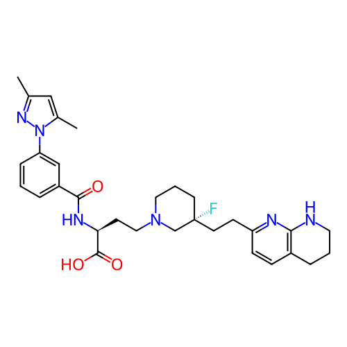 Chemical structure of BindingDB Monomer ID 448821