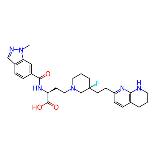 Chemical structure of BindingDB Monomer ID 448878