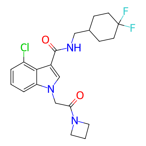 Chemical structure of BindingDB Monomer ID 450530