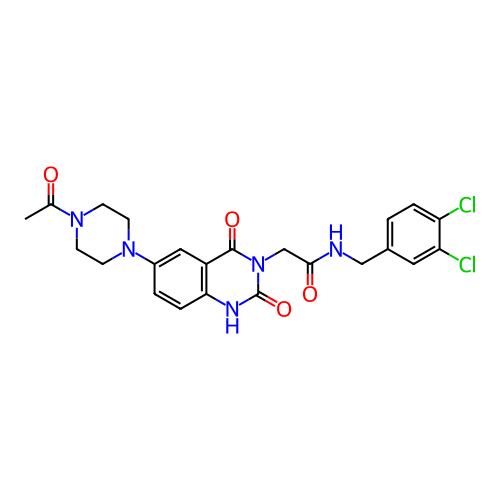Chemical structure of BindingDB Monomer ID 450568