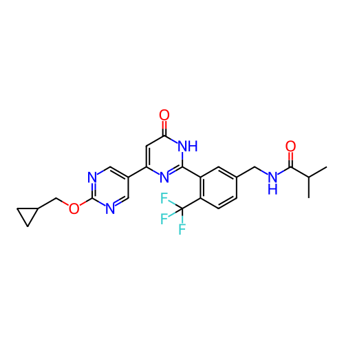 Chemical structure of BindingDB Monomer ID 451616