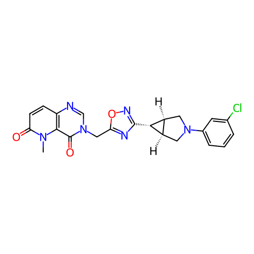 Chemical structure of BindingDB Monomer ID 452851