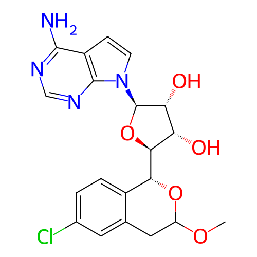 Chemical structure of BindingDB Monomer ID 453001
