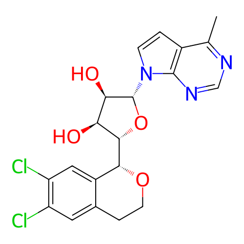 Chemical structure of BindingDB Monomer ID 453025