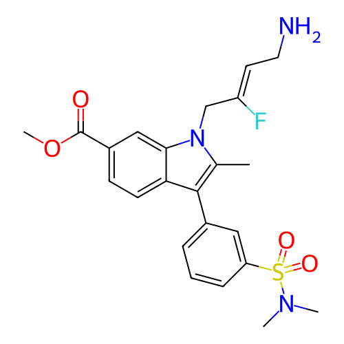 Chemical structure of BindingDB Monomer ID 454214