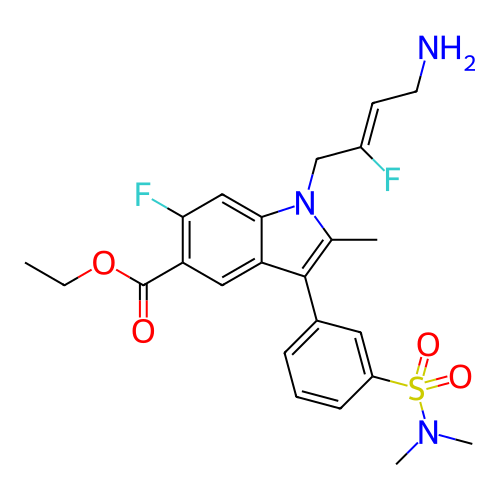 Chemical structure of BindingDB Monomer ID 454229