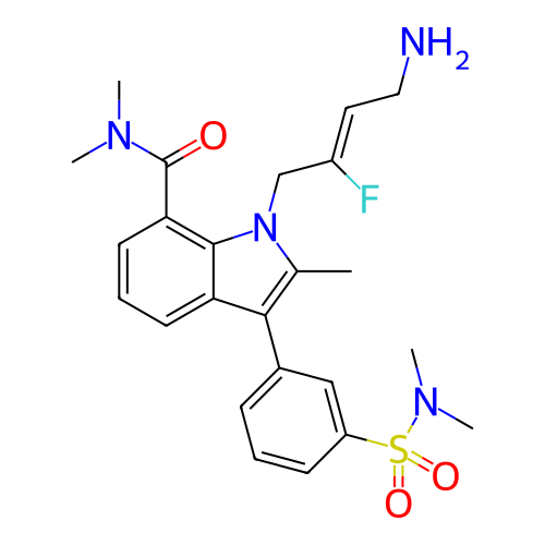 Chemical structure of BindingDB Monomer ID 454254